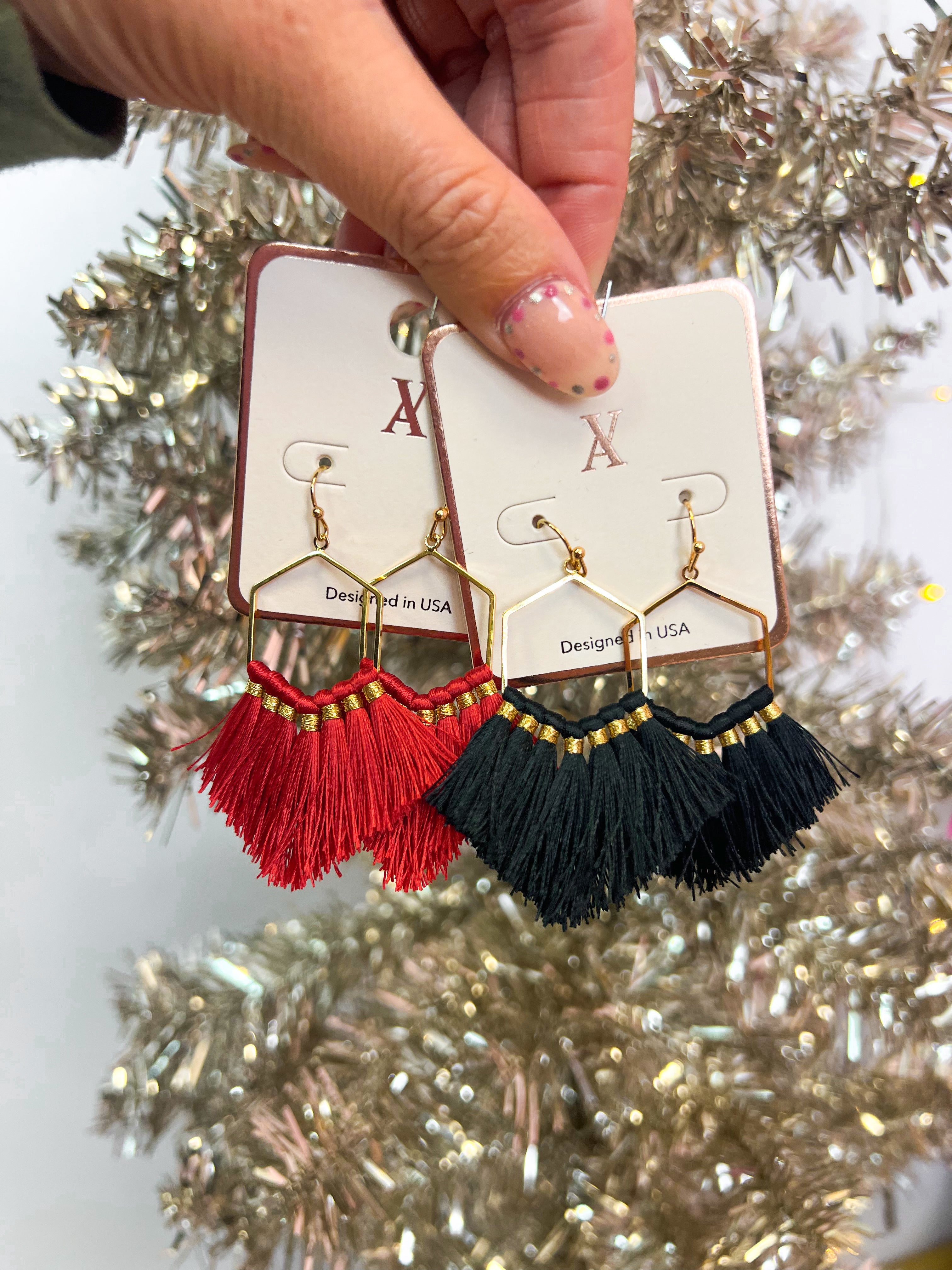 Tassel & Fun Earring-Earrings-The Lovely Closet-The Lovely Closet, Women's Fashion Boutique in Alexandria, KY