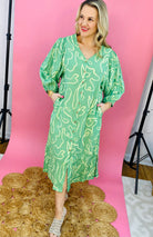 Lemon Lime Midi Dress-180 Dresses-easel-The Lovely Closet, Women's Fashion Boutique in Alexandria, KY