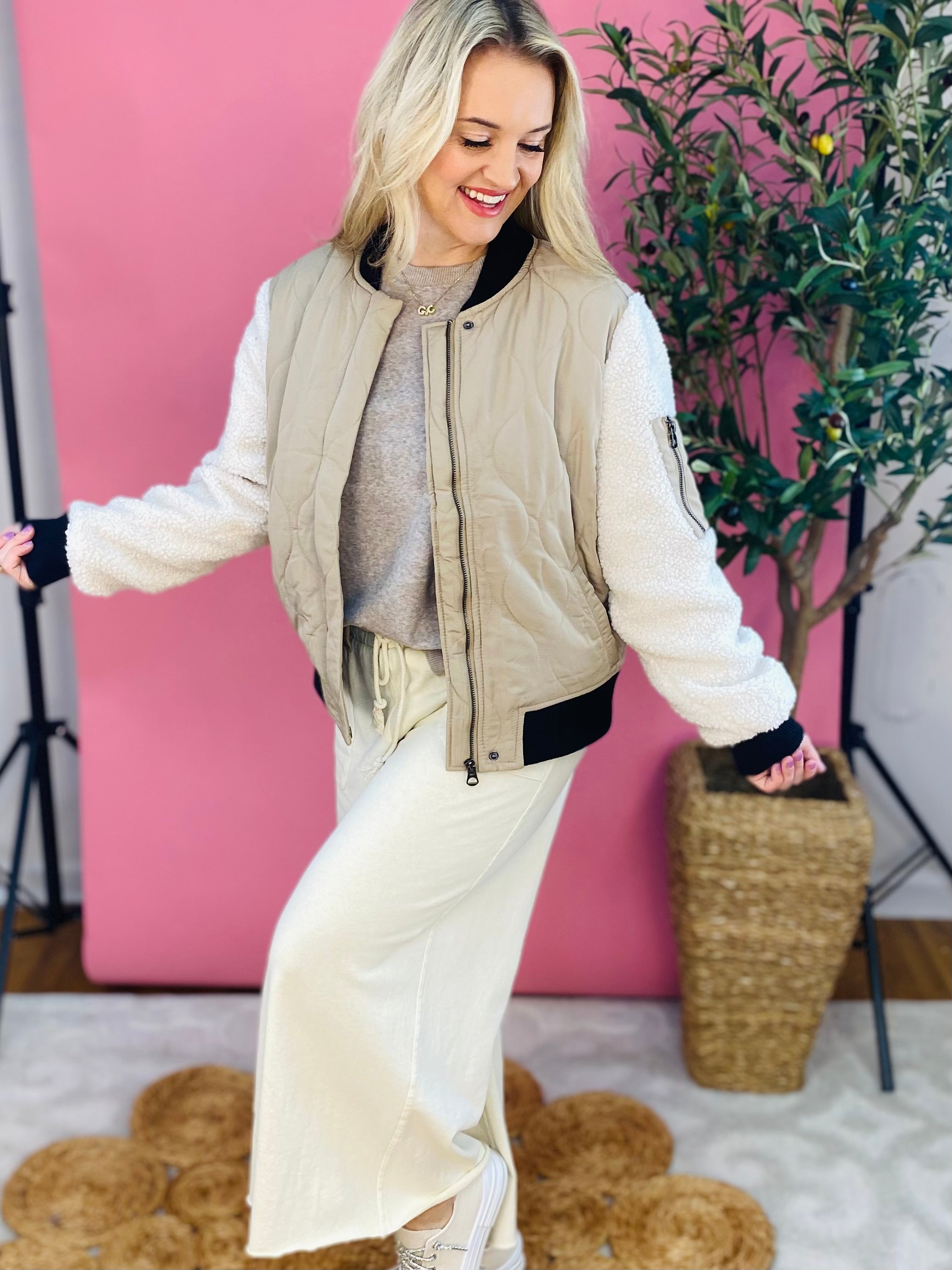 The Cool Girl Bomber Jacket-999 History-The Lovely Closet-The Lovely Closet, Women's Fashion Boutique in Alexandria, KY