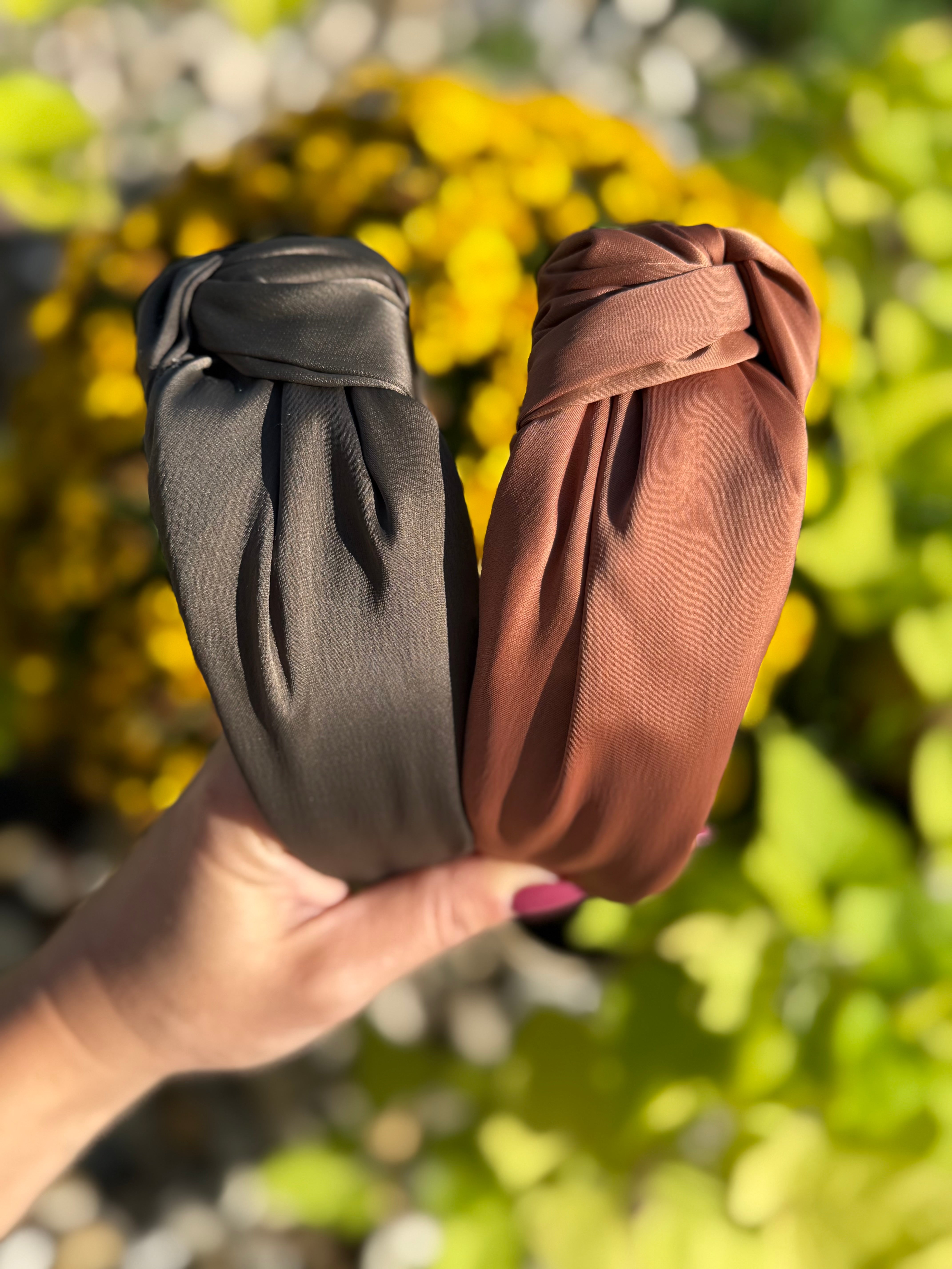 FINAL SALE Wide Satin Headband-300 Headwear-The Lovely Closet-The Lovely Closet, Women's Fashion Boutique in Alexandria, KY