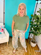 Patchwork Printed Joggers-240 Pants-eesome-The Lovely Closet, Women's Fashion Boutique in Alexandria, KY