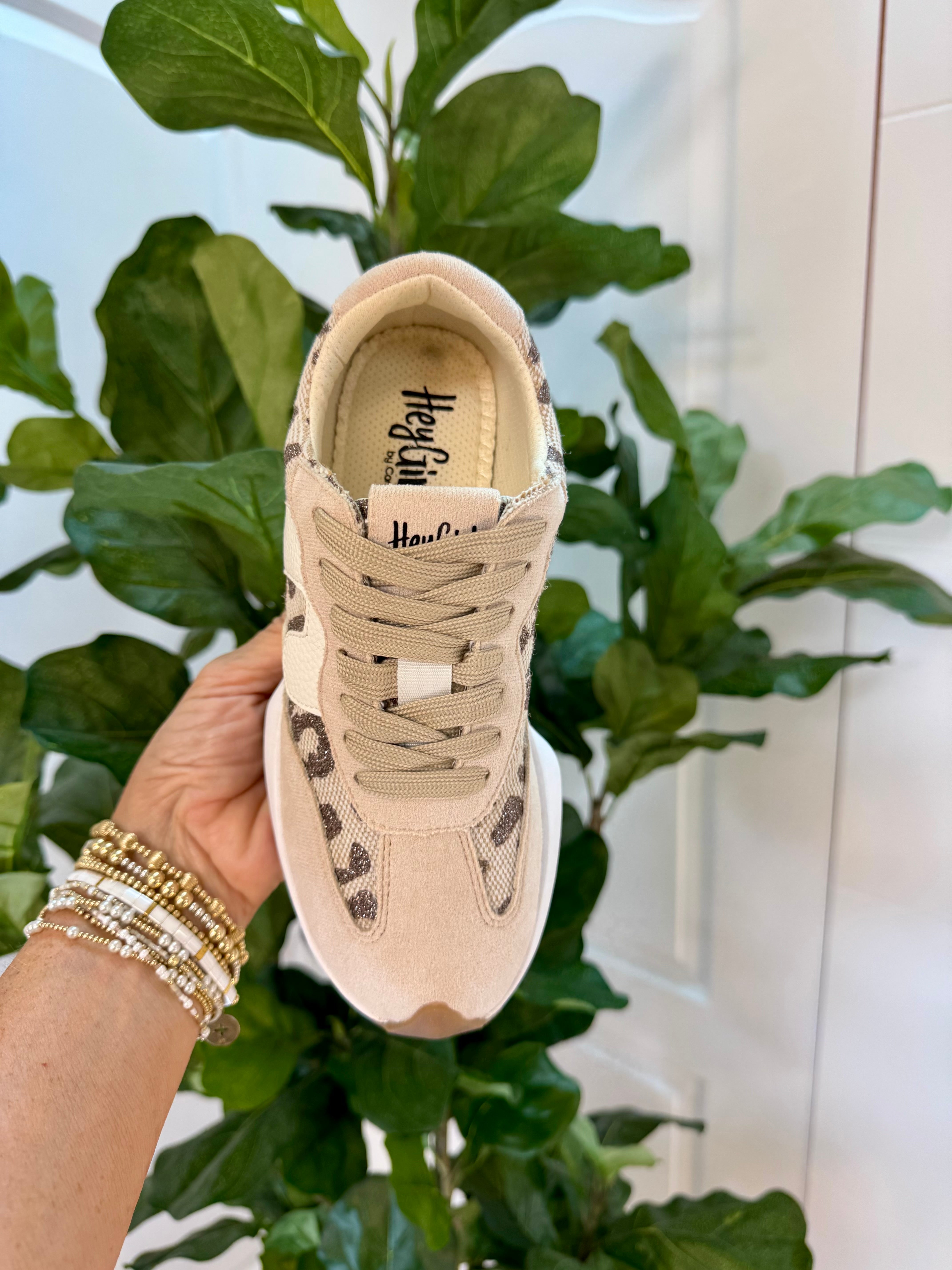 FINAL SALE Corkys Tan Sparkle Leopard-270 Shoes-Corkys-The Lovely Closet, Women's Fashion Boutique in Alexandria, KY