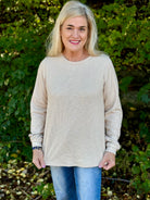 Ribbed Long Sleeve Top-110 Long Sleeve Top-The Lovely Closet-The Lovely Closet, Women's Fashion Boutique in Alexandria, KY