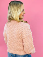 Blushing Flowers Sweater-140 Sweaters-VERY J-The Lovely Closet, Women's Fashion Boutique in Alexandria, KY