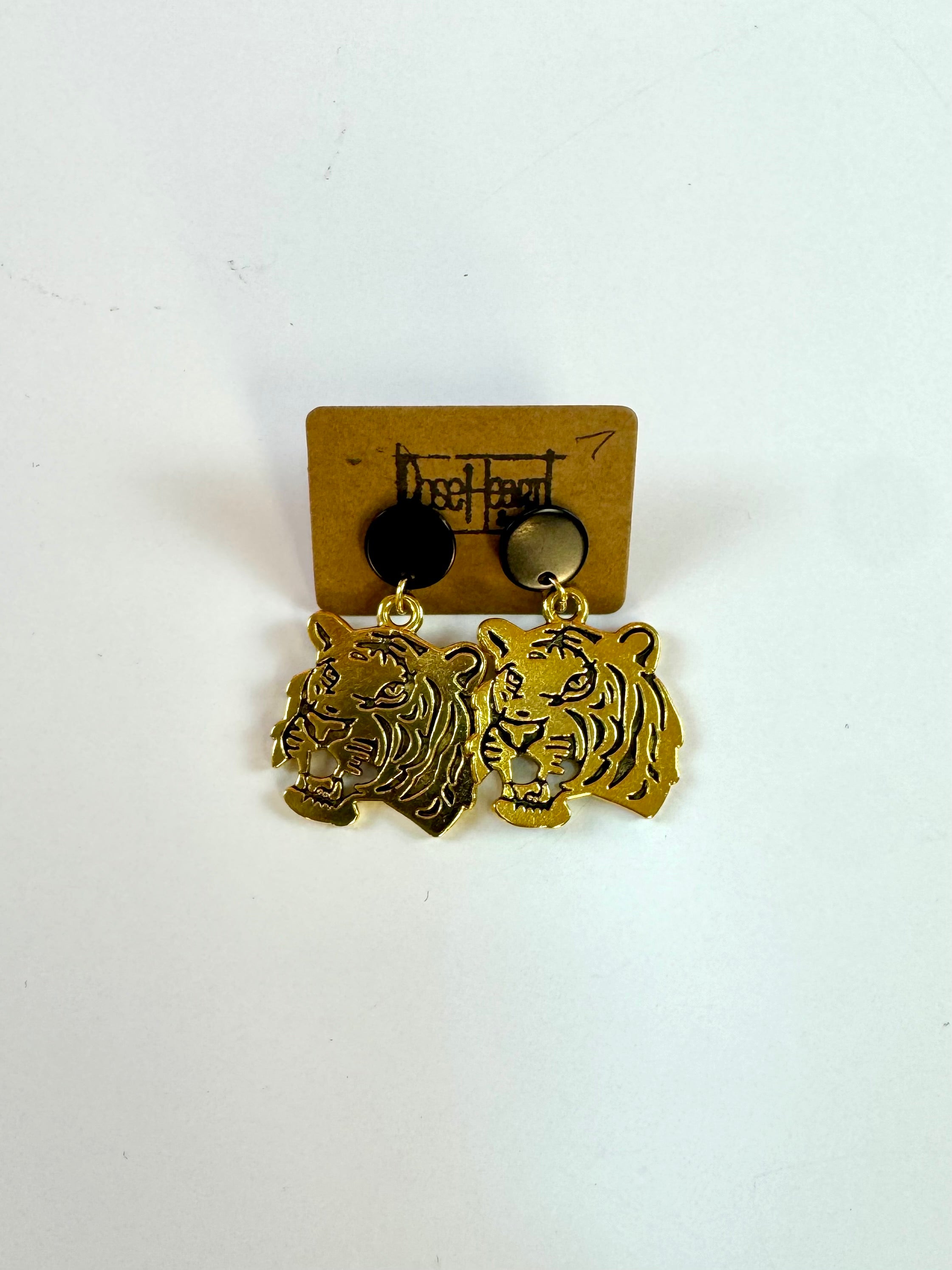 Game Day RoseHeart Football Earrings-250 Jewelry-RH-The Lovely Closet, Women's Fashion Boutique in Alexandria, KY