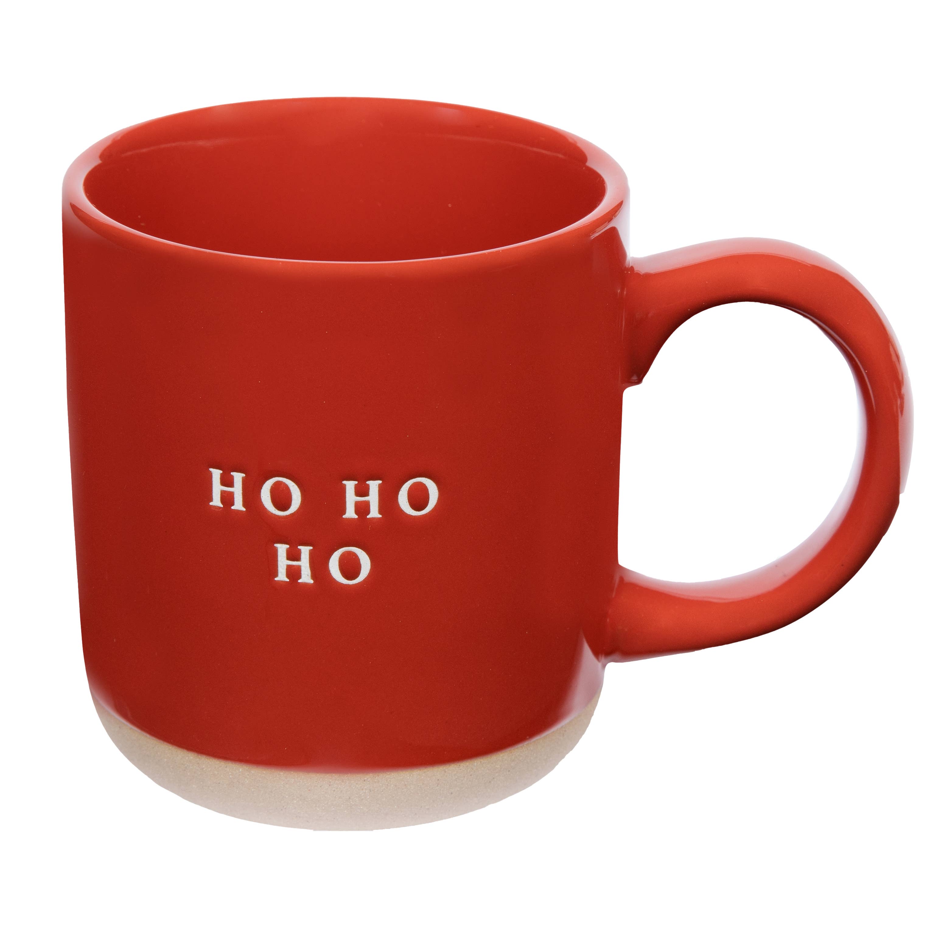 Ho Ho Ho Red Stoneware Coffee Mug-310 Gift-Sweet Water Decor-The Lovely Closet, Women's Fashion Boutique in Alexandria, KY