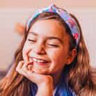 Kids Sequin Knot Headband - Rainbow: Pink-360 Carolines Closet-Frog Sac-The Lovely Closet, Women's Fashion Boutique in Alexandria, KY