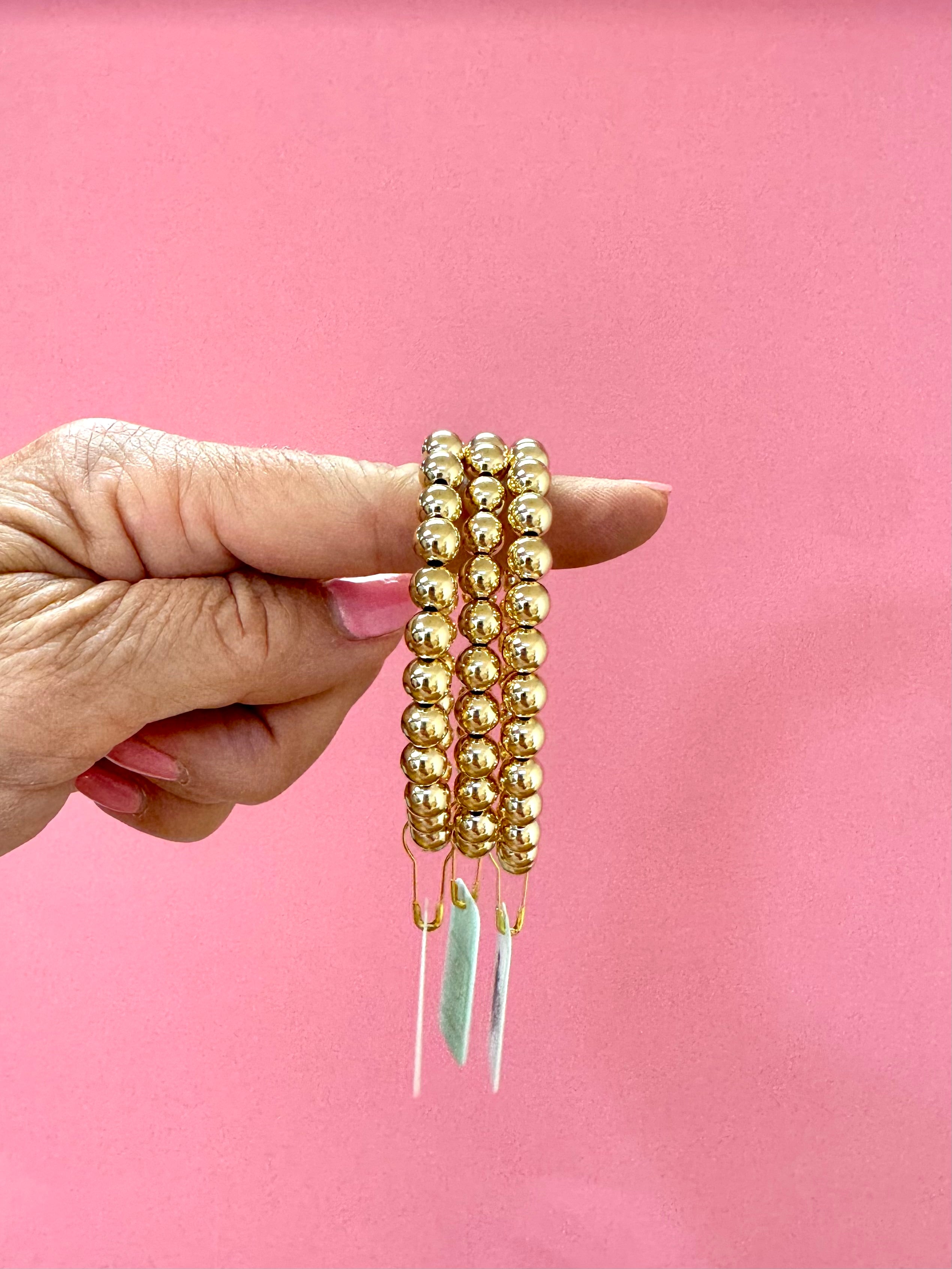 Classic Gold 7mm Bracelet-260 eNewton-eNewton-The Lovely Closet, Women's Fashion Boutique in Alexandria, KY