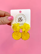 Pretty Petals Earrings - Yellow-250 Jewelry-The Lovely Closet-The Lovely Closet, Women's Fashion Boutique in Alexandria, KY