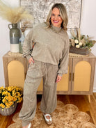 Cool Intentions Pullover - Vintage Olive-110 Long Sleeve Top-jHer-The Lovely Closet, Women's Fashion Boutique in Alexandria, KY