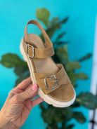 Corkys That's Just Me Sandal - Camel-270 Shoes-Corkys-The Lovely Closet, Women's Fashion Boutique in Alexandria, KY