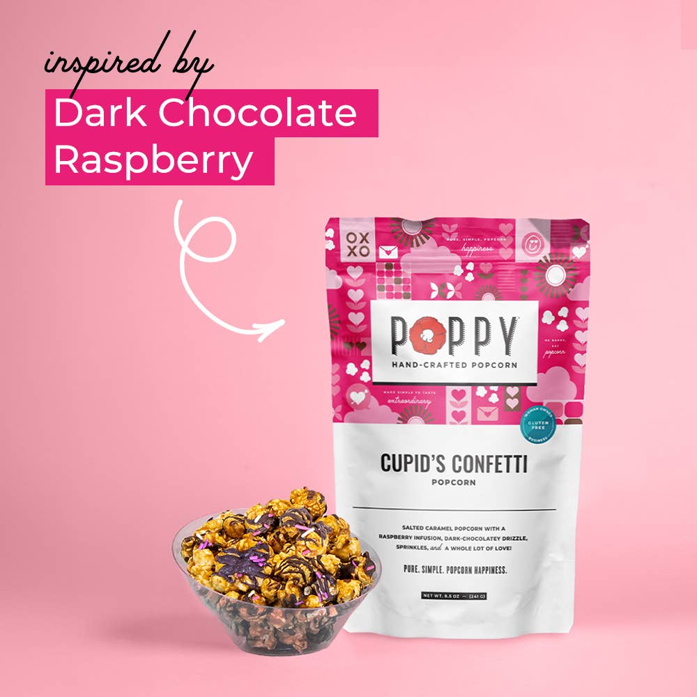 Cupid's Confetti Popcorn-330 Food-Poppy Hand-Crafted Popcorn-The Lovely Closet, Women's Fashion Boutique in Alexandria, KY