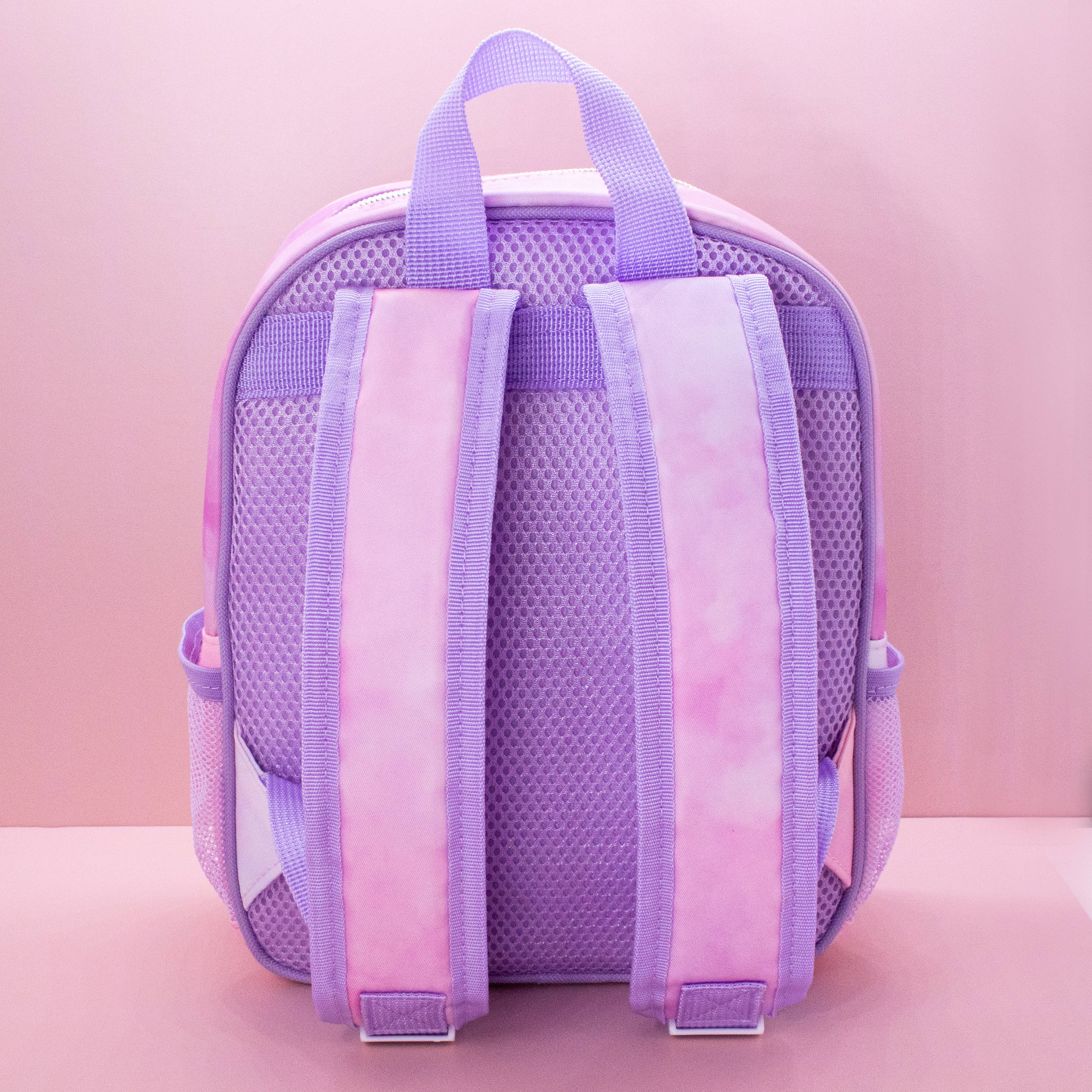 Girls Tie Dye Backpack with Glitter Varsity Letters-360 Carolines Closet-Frog Sac-The Lovely Closet, Women's Fashion Boutique in Alexandria, KY