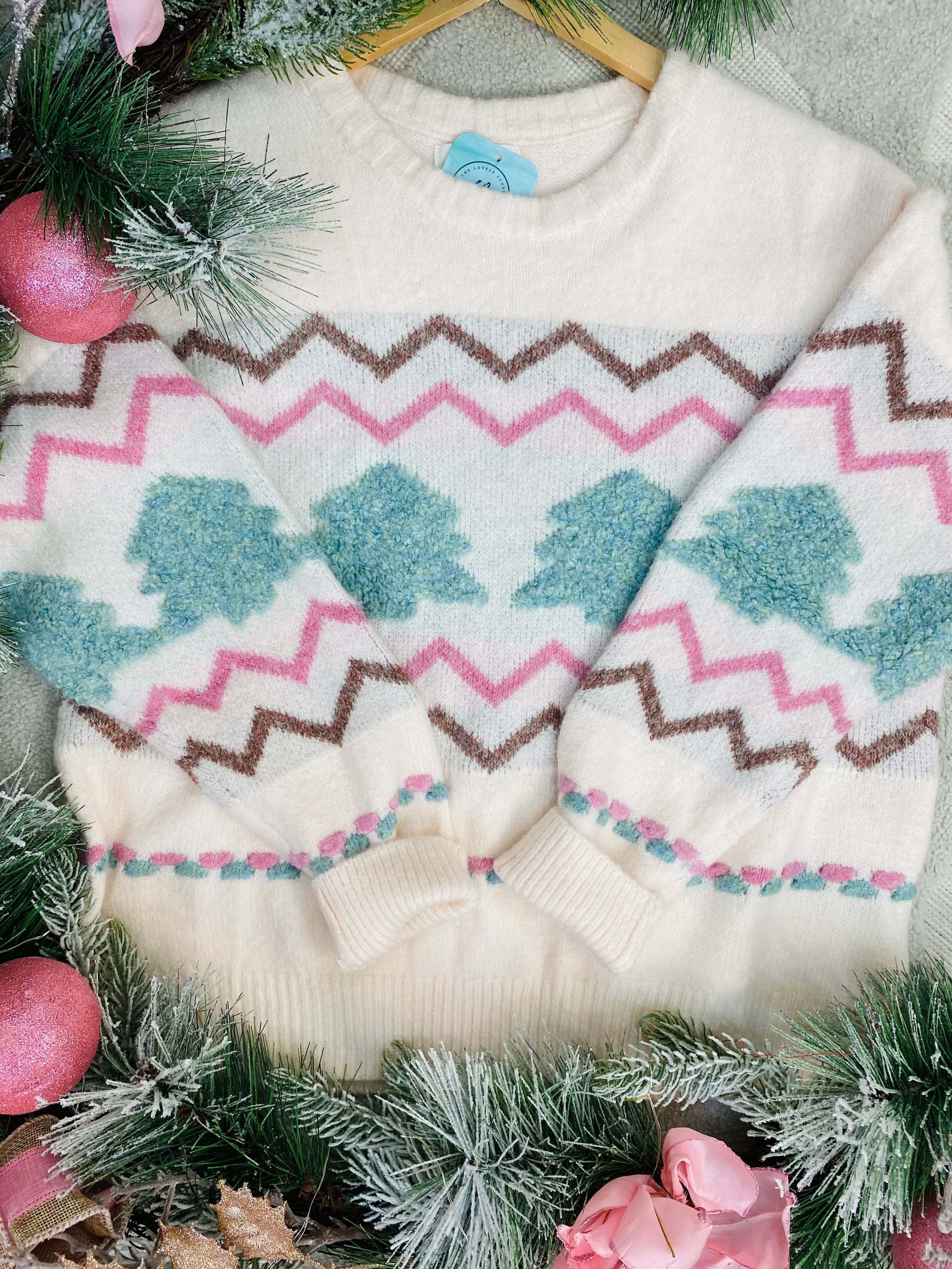 Holiday Bliss Sweater-140 Sweaters-Madelyn-The Lovely Closet, Women's Fashion Boutique in Alexandria, KY