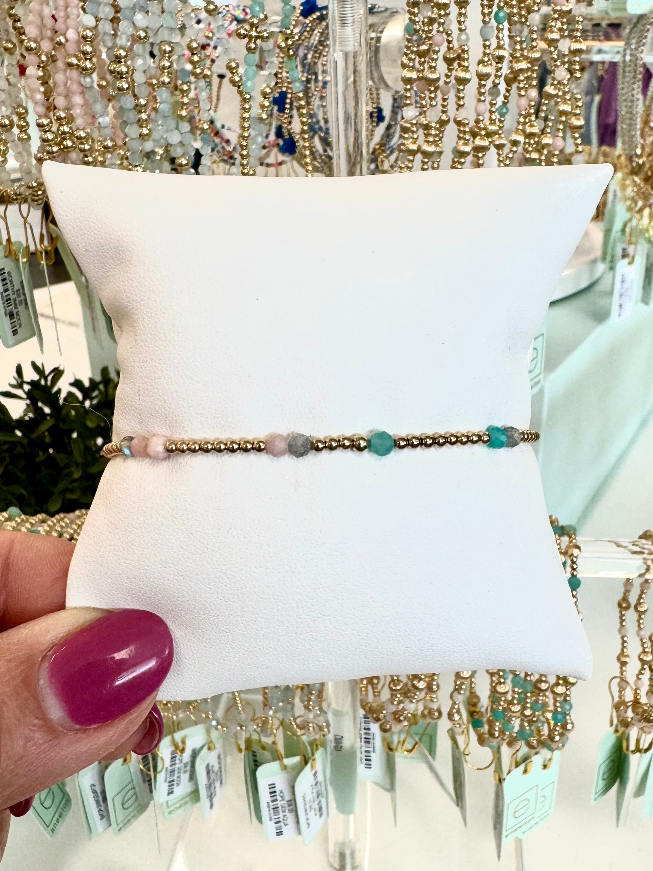 Hope Unwritten Gemstone Bracelet-260 eNewton-eNewton-The Lovely Closet, Women's Fashion Boutique in Alexandria, KY