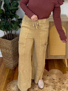 Relaxed Cargo Wide Leg Pants-240 Pants-easel-The Lovely Closet, Women's Fashion Boutique in Alexandria, KY