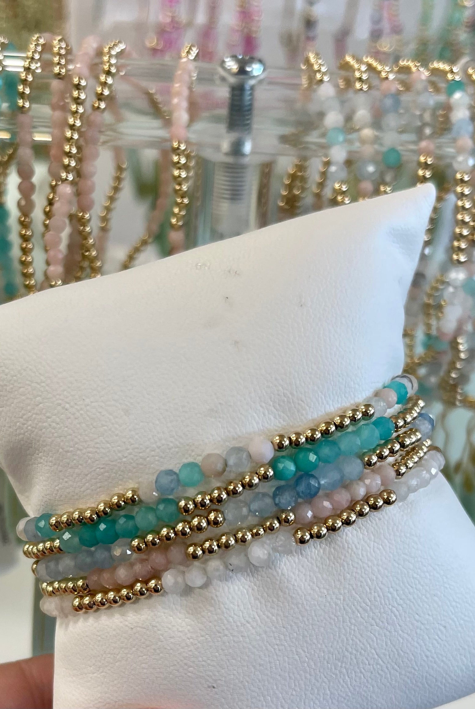 Blissful Pattern 2.5MM Gemstone-bracelet-eNewton-The Lovely Closet, Women's Fashion Boutique in Alexandria, KY