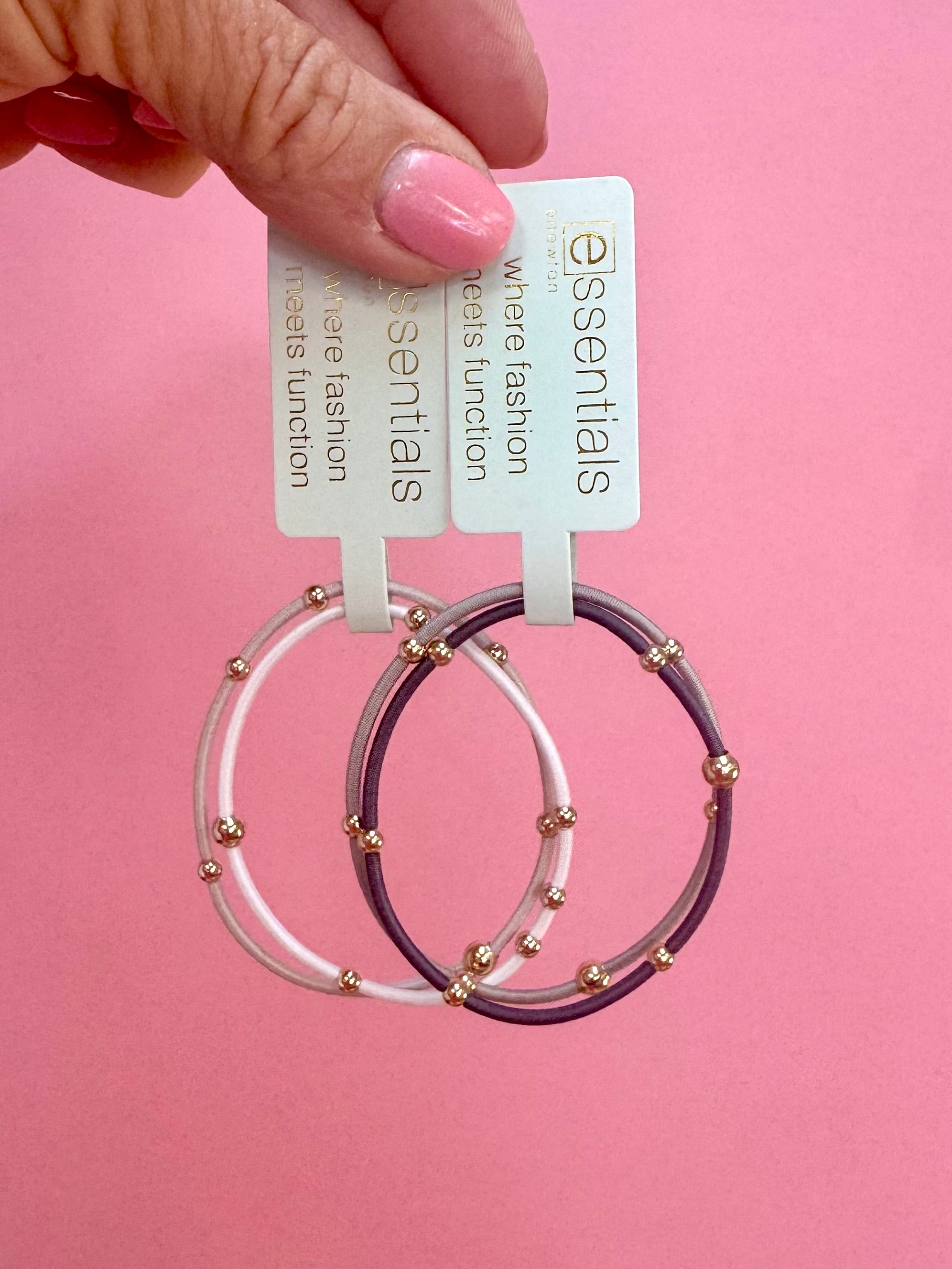 E Essentials Hair Ties Set-260 eNewton-eNewton-The Lovely Closet, Women's Fashion Boutique in Alexandria, KY