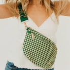 Westlyn Woven Bum Bag - Brown-290 Bag/Handbags-Pretty Simple-The Lovely Closet, Women's Fashion Boutique in Alexandria, KY