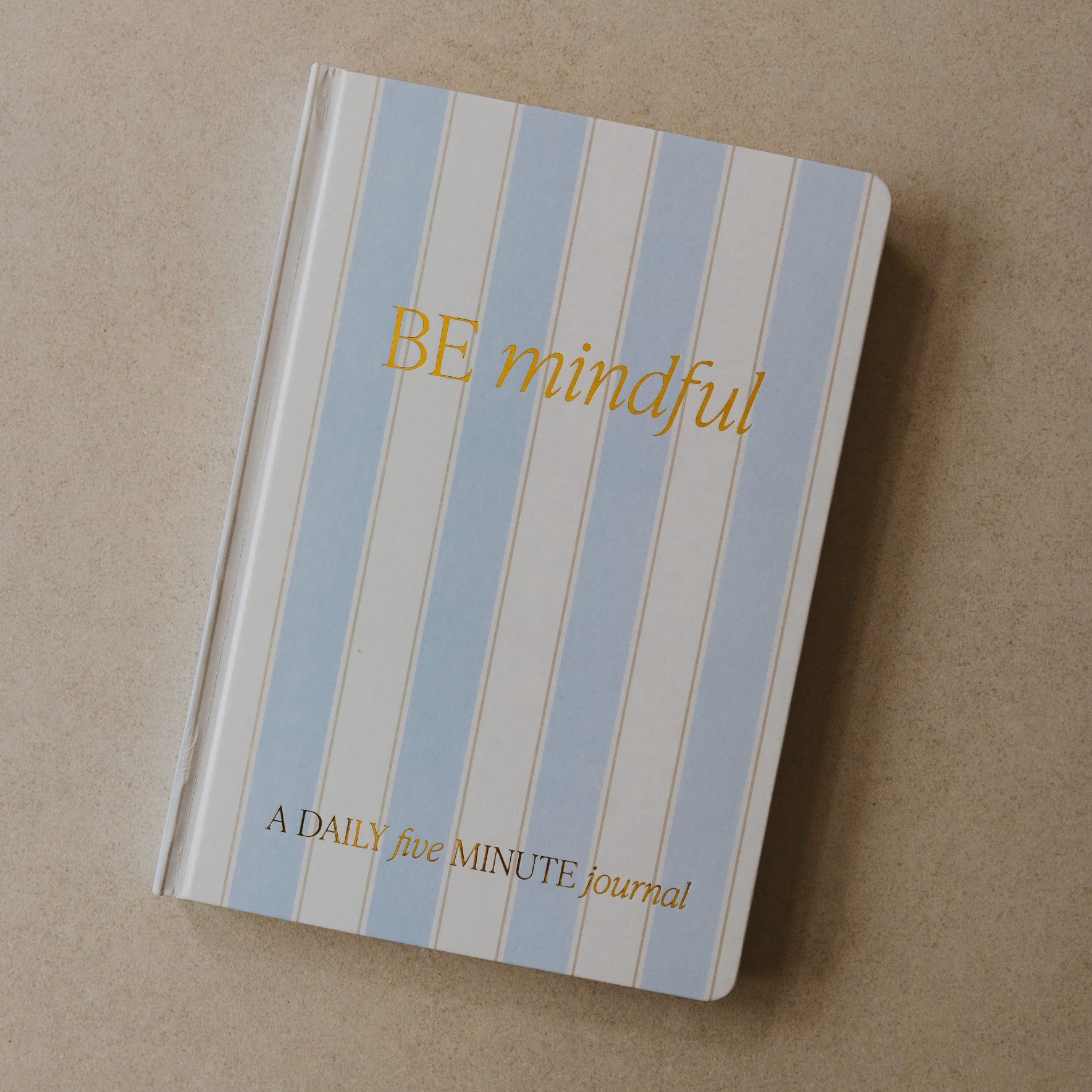 Be Mindful Prompted Journal - Blue Stripes-310 Gift-Sweet Water Decor-The Lovely Closet, Women's Fashion Boutique in Alexandria, KY