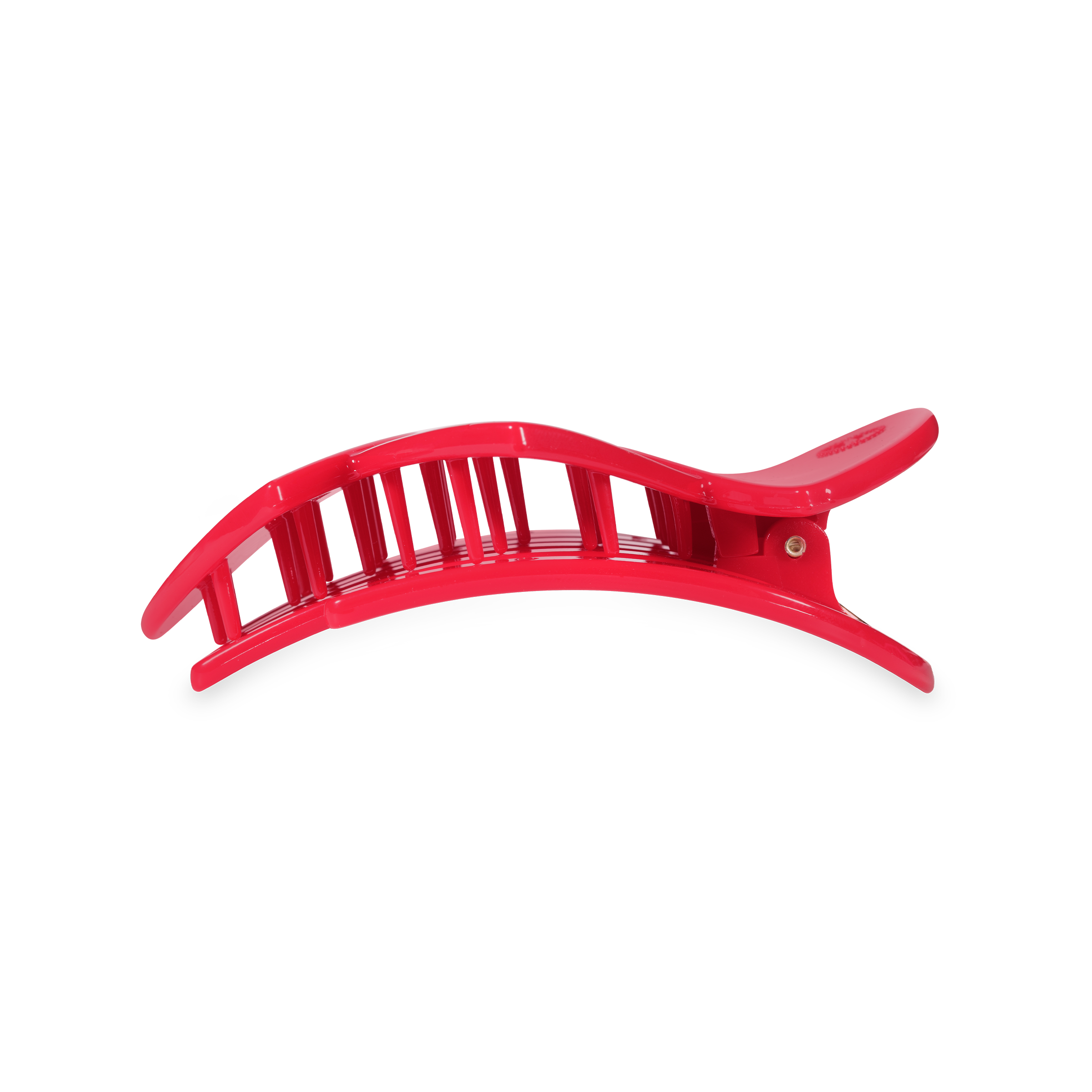 Flat Hair Clip | Medium | Red Heart to Heart-300 Headwear-TELETIES-The Lovely Closet, Women's Fashion Boutique in Alexandria, KY