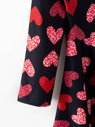 Valentine's Day Black/Leopard Heart Girls Dress-360 Carolines Closet-Rylee Faith Designs-The Lovely Closet, Women's Fashion Boutique in Alexandria, KY