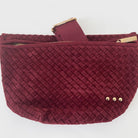 Westlyn Woven Bum Bag - Suede Burgundy-290 Bag/Handbags-Pretty Simple-The Lovely Closet, Women's Fashion Boutique in Alexandria, KY