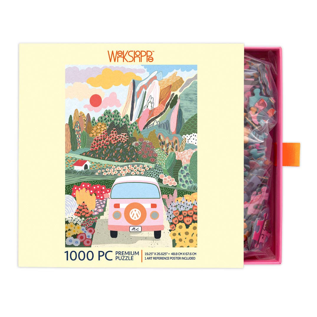 Road Trip 1000 Piece Puzzle-310 Gift-WerkShoppe-The Lovely Closet, Women's Fashion Boutique in Alexandria, KY