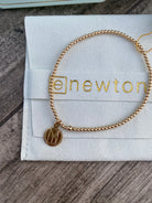 Be You Classic Gold Small Disc Bracelet-260 eNewton-eNewton-The Lovely Closet, Women's Fashion Boutique in Alexandria, KY