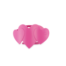 Flat Hair Clip | Tiny | Pink Heart to Heart-300 Headwear-TELETIES-The Lovely Closet, Women's Fashion Boutique in Alexandria, KY