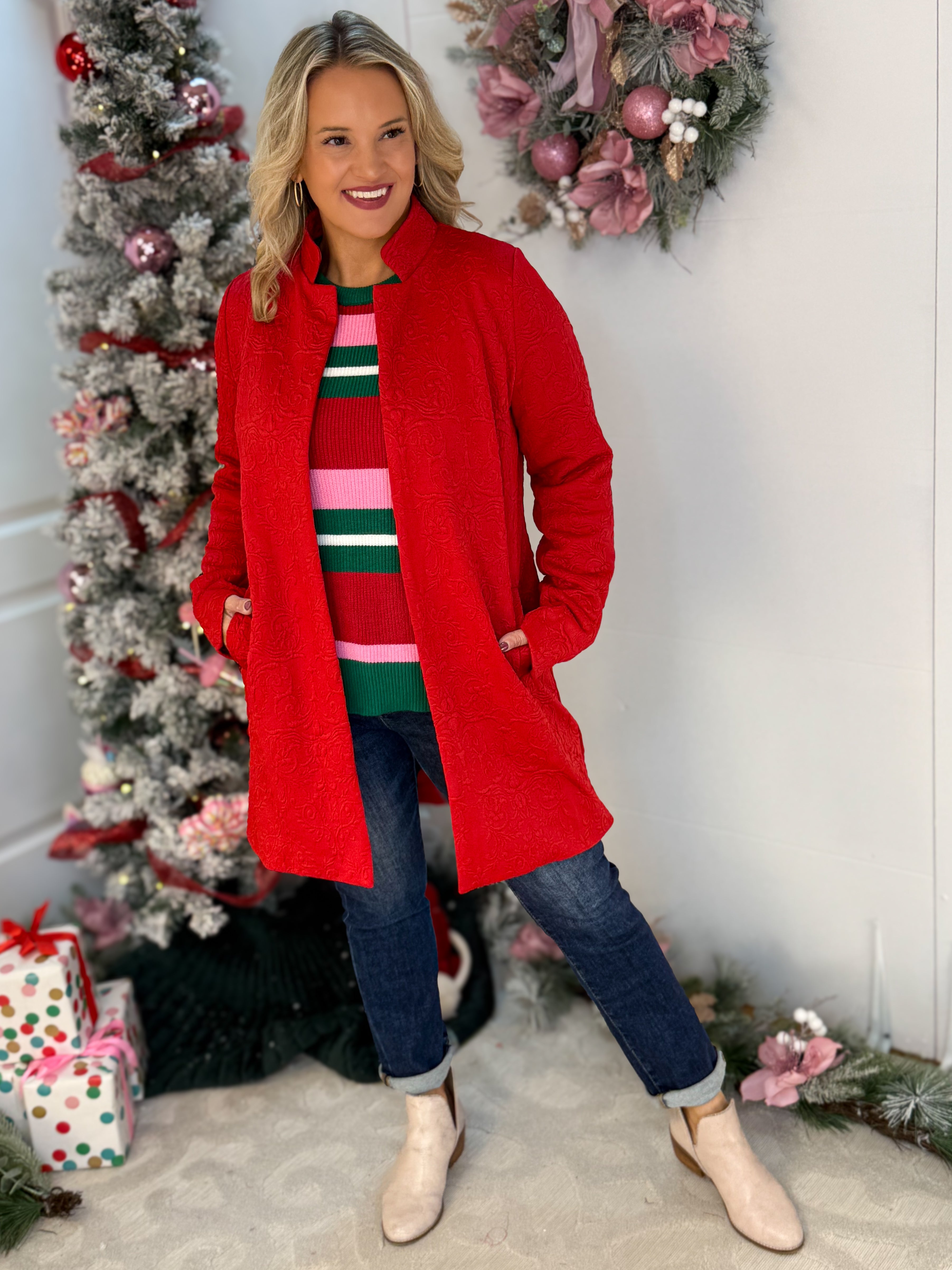 The Christmas Coat-170 Jackets/Outerwear-Dear Scarlett-The Lovely Closet, Women's Fashion Boutique in Alexandria, KY
