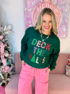 Deck The Halls Sweater - Hunter Green-140 Sweaters-Main Strip-The Lovely Closet, Women's Fashion Boutique in Alexandria, KY