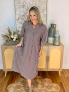 Changing Seasons Midi Dress-180 Dresses-Umgee-The Lovely Closet, Women's Fashion Boutique in Alexandria, KY