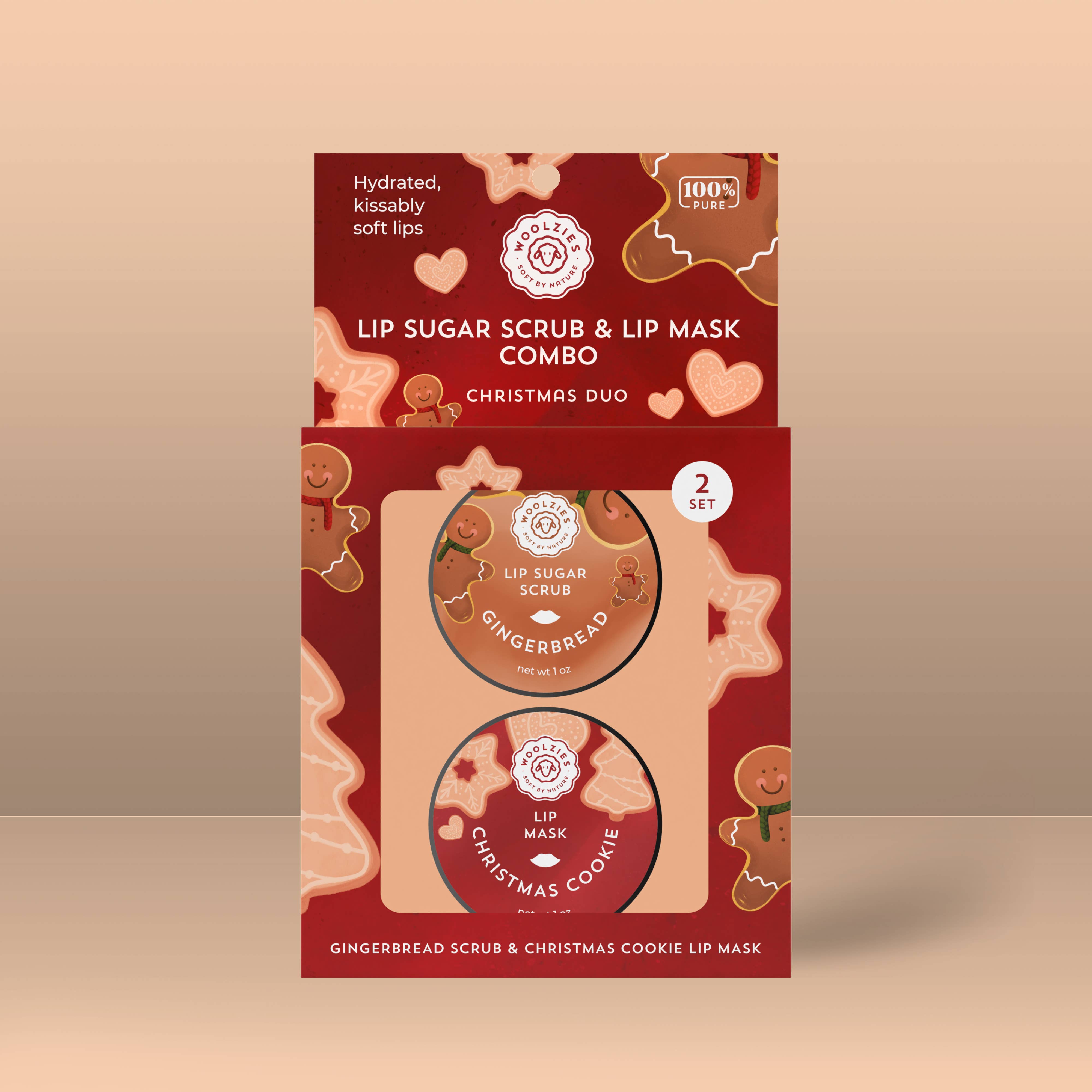 Lip Sugar Scrub & Lip Mask Christmas Duo-350 Holiday-Woolzies-The Lovely Closet, Women's Fashion Boutique in Alexandria, KY