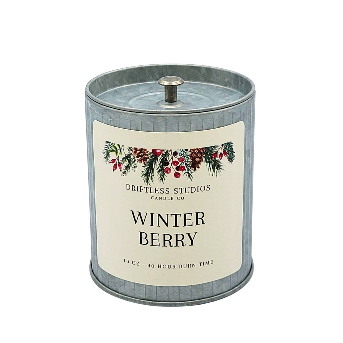 Winter Berry Christmas Farmhouse Candle - Christmas Candles-310 Gift-Driftless Studios-The Lovely Closet, Women's Fashion Boutique in Alexandria, KY