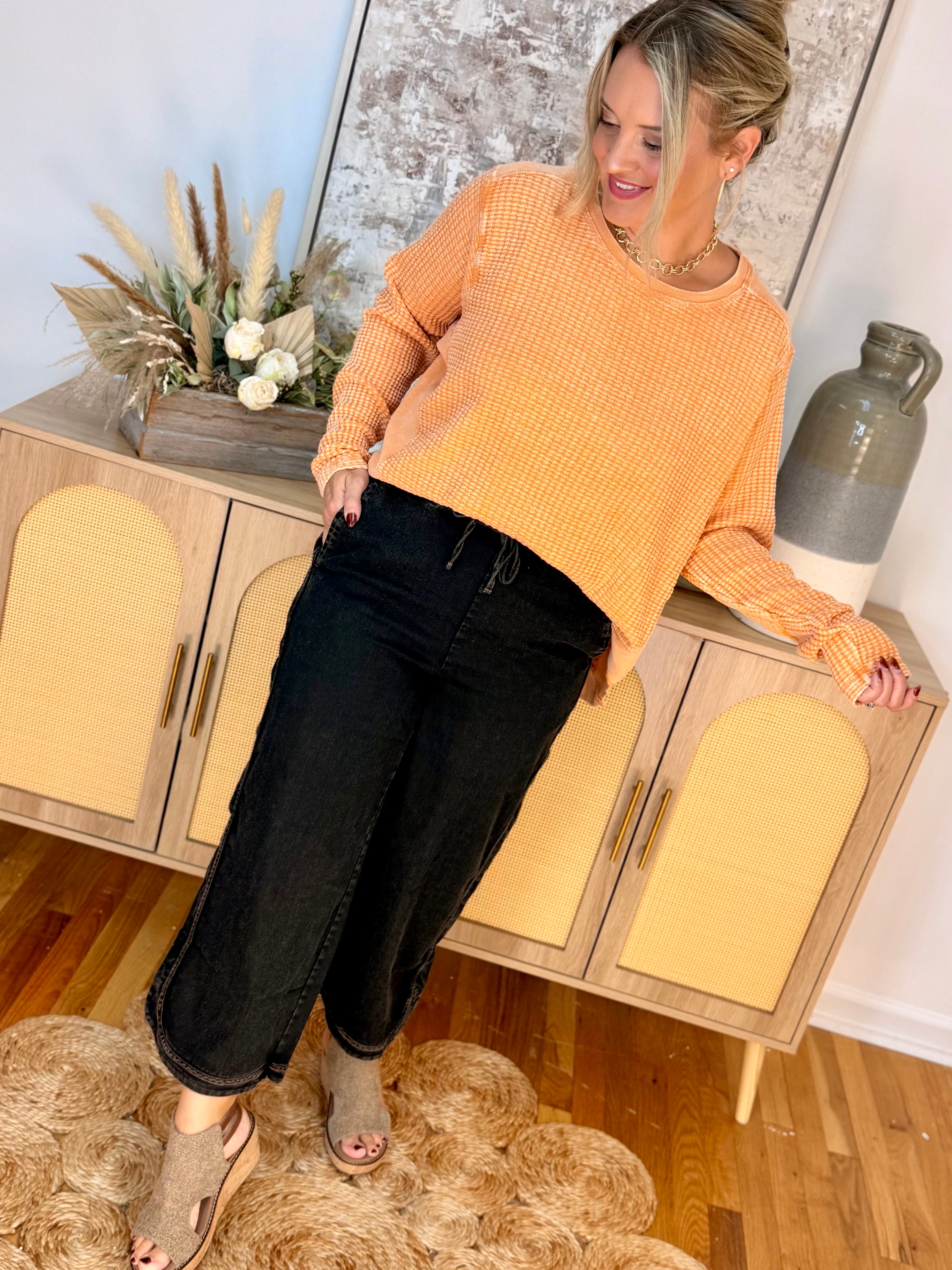 The Main Event Denim Pants - Washed Black-240 Pants-easel-The Lovely Closet, Women's Fashion Boutique in Alexandria, KY