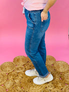 MICA HIGH RISE UTILITY BF JOGGER-210 Jeans-Mica Denim-The Lovely Closet, Women's Fashion Boutique in Alexandria, KY