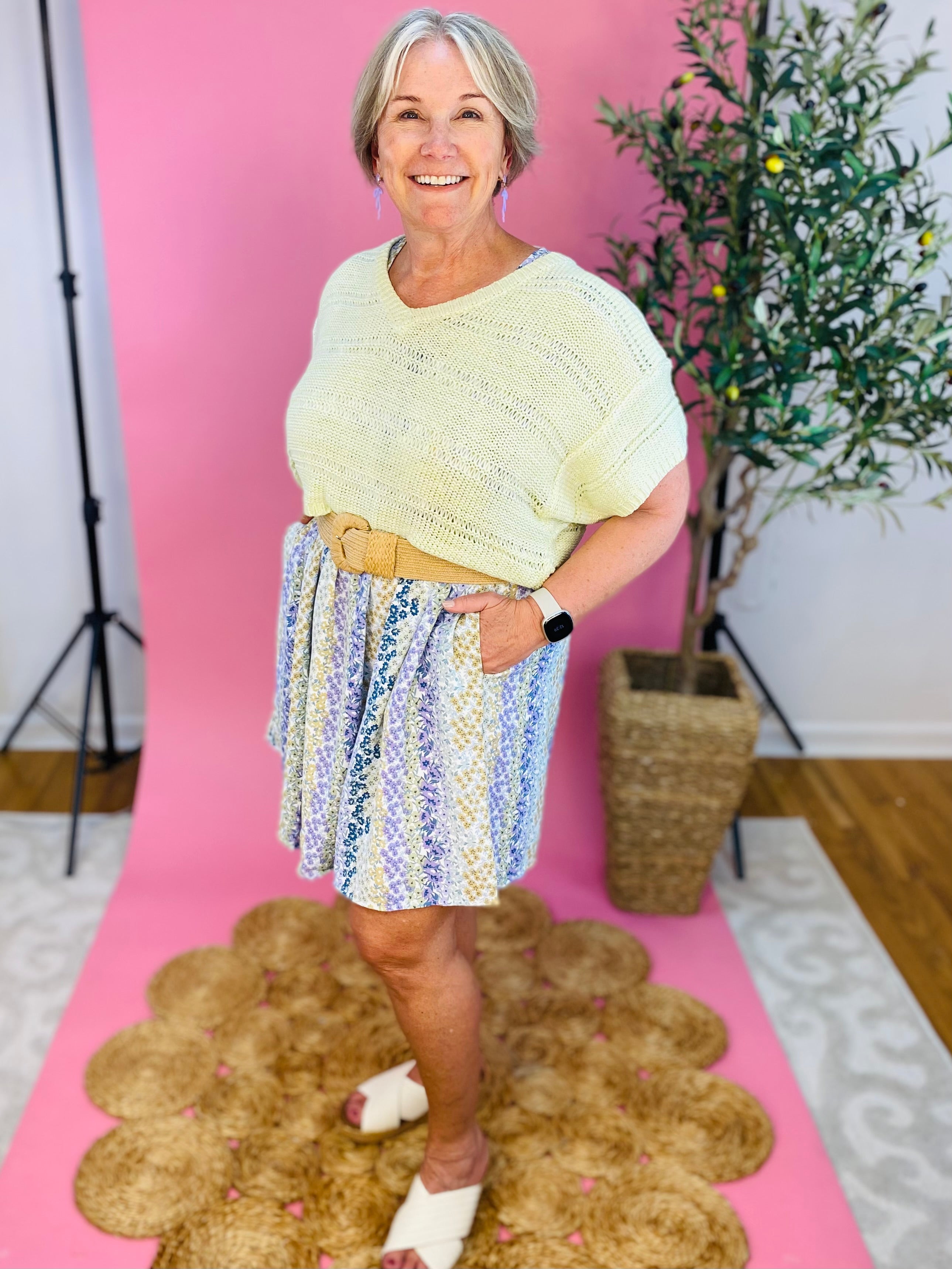 FINAL SALE - Field of Flowers Dress-180 Dresses-mittoshop-The Lovely Closet, Women's Fashion Boutique in Alexandria, KY