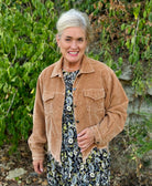 Apple Cider Corduroy Jacket-170 Jackets/Outerwear-The Lovely Closet-The Lovely Closet, Women's Fashion Boutique in Alexandria, KY