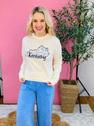 Spring Floral Kentucky Long Sleeve T-Shirt-135 T-Shirt Bar-TLC-The Lovely Closet, Women's Fashion Boutique in Alexandria, KY