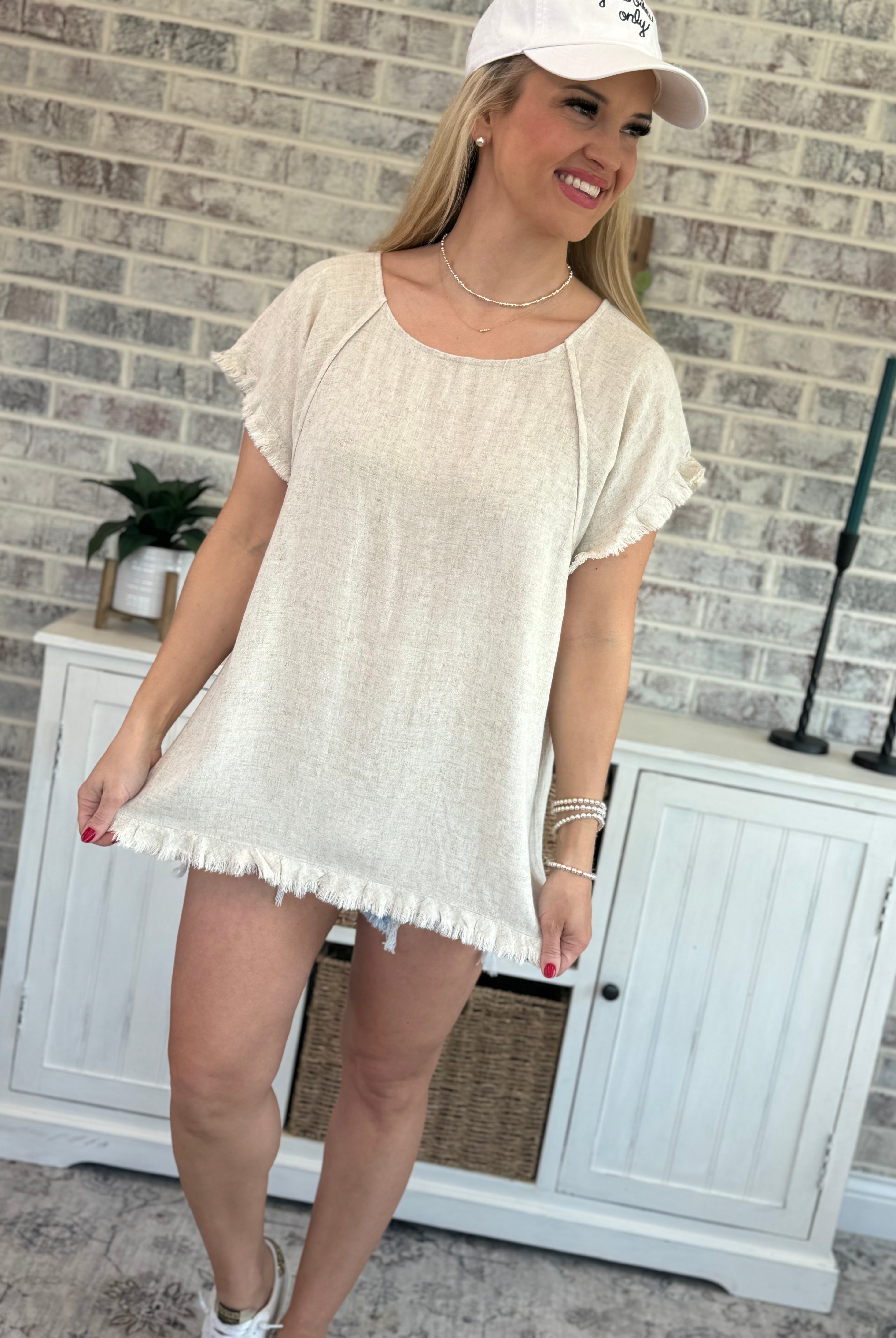 Take a Break Short Sleeve Top-100 Short Sleeve Tops-The Lovely Closet-The Lovely Closet, Women's Fashion Boutique in Alexandria, KY