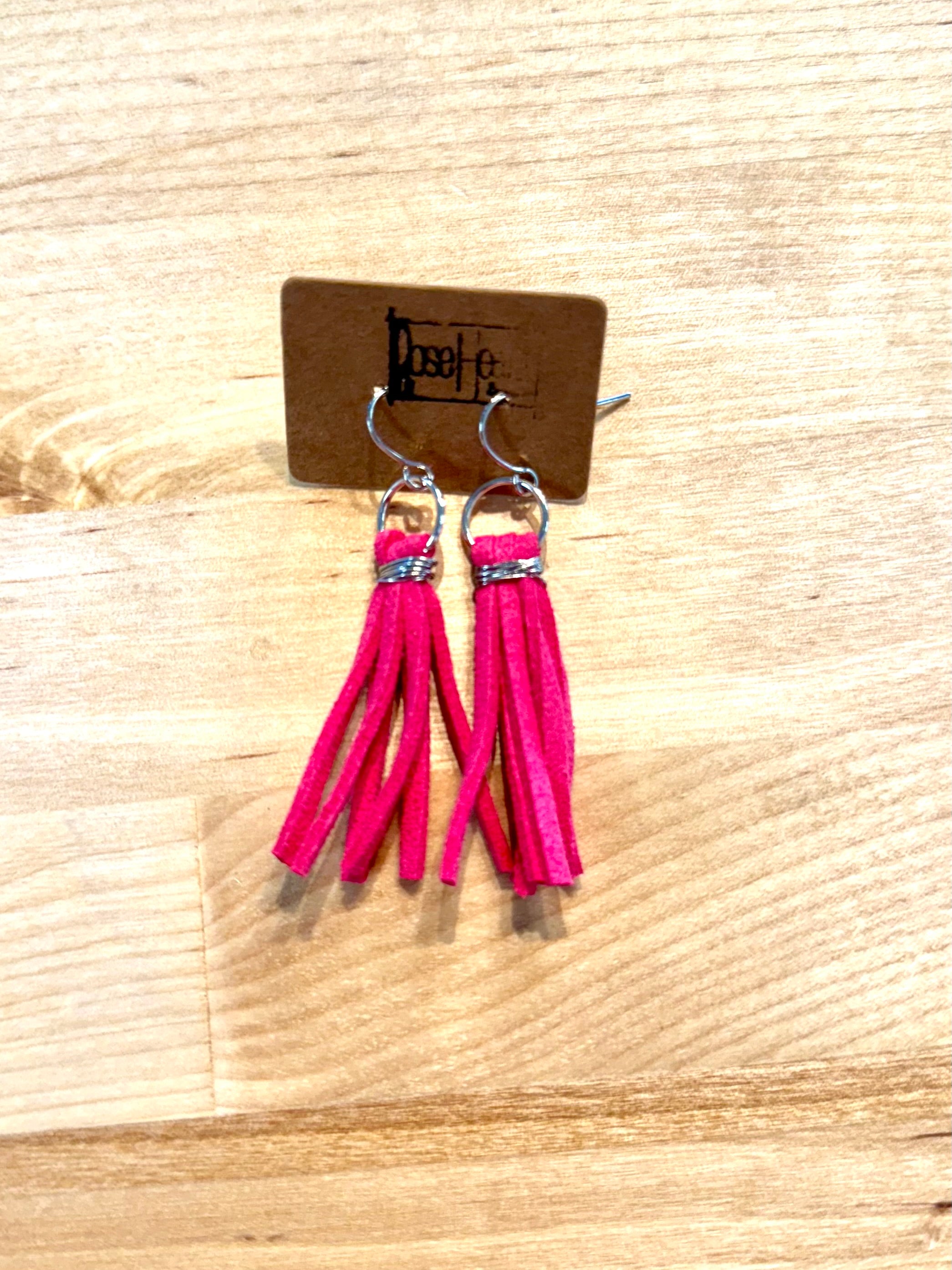 Pop of Color RoseHeart Earrings-250 Jewelry-RH-The Lovely Closet, Women's Fashion Boutique in Alexandria, KY