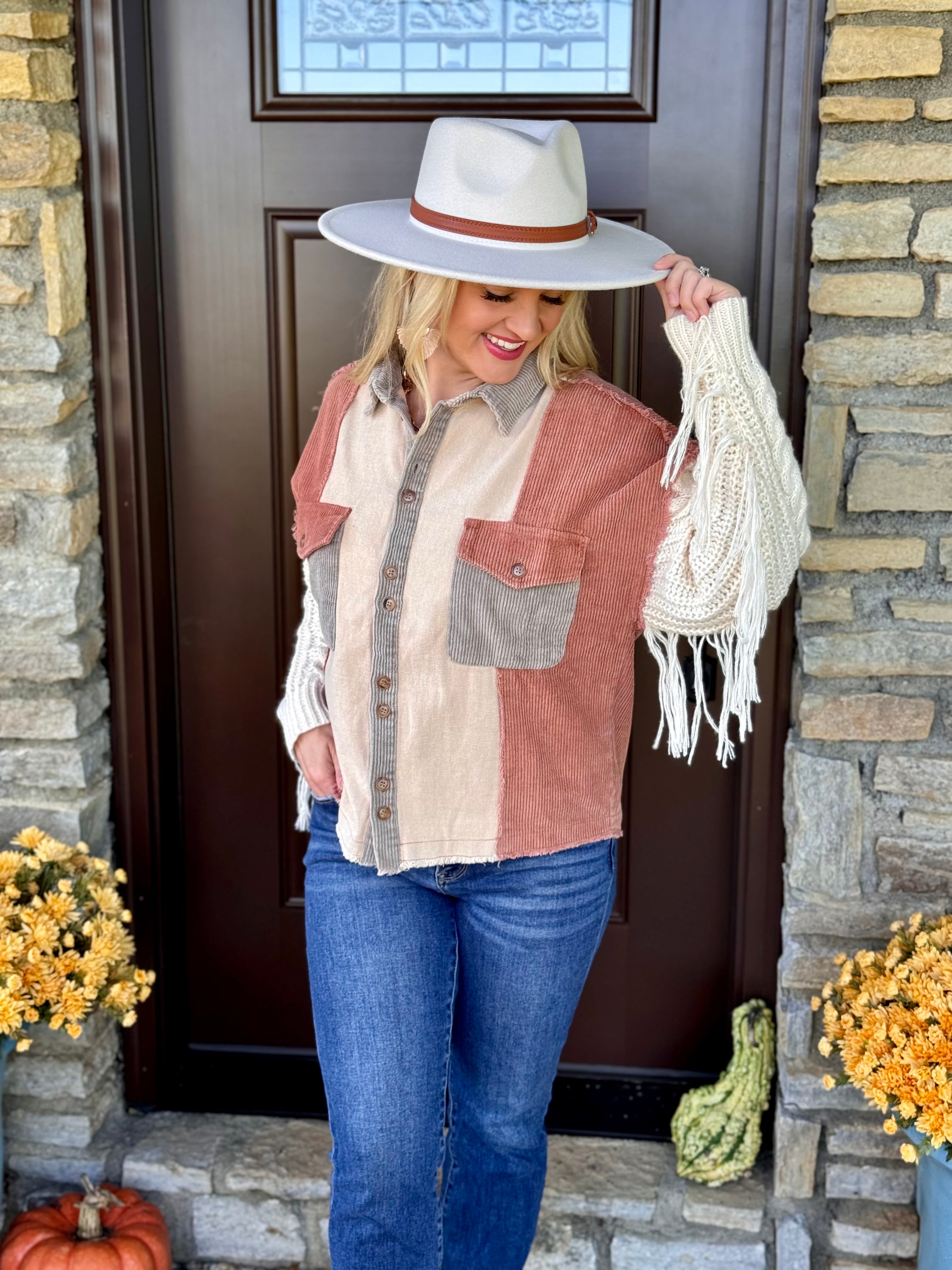 Fall Has Arrived Shacket-170 Jackets/Outerwear-The Lovely Closet-The Lovely Closet, Women's Fashion Boutique in Alexandria, KY