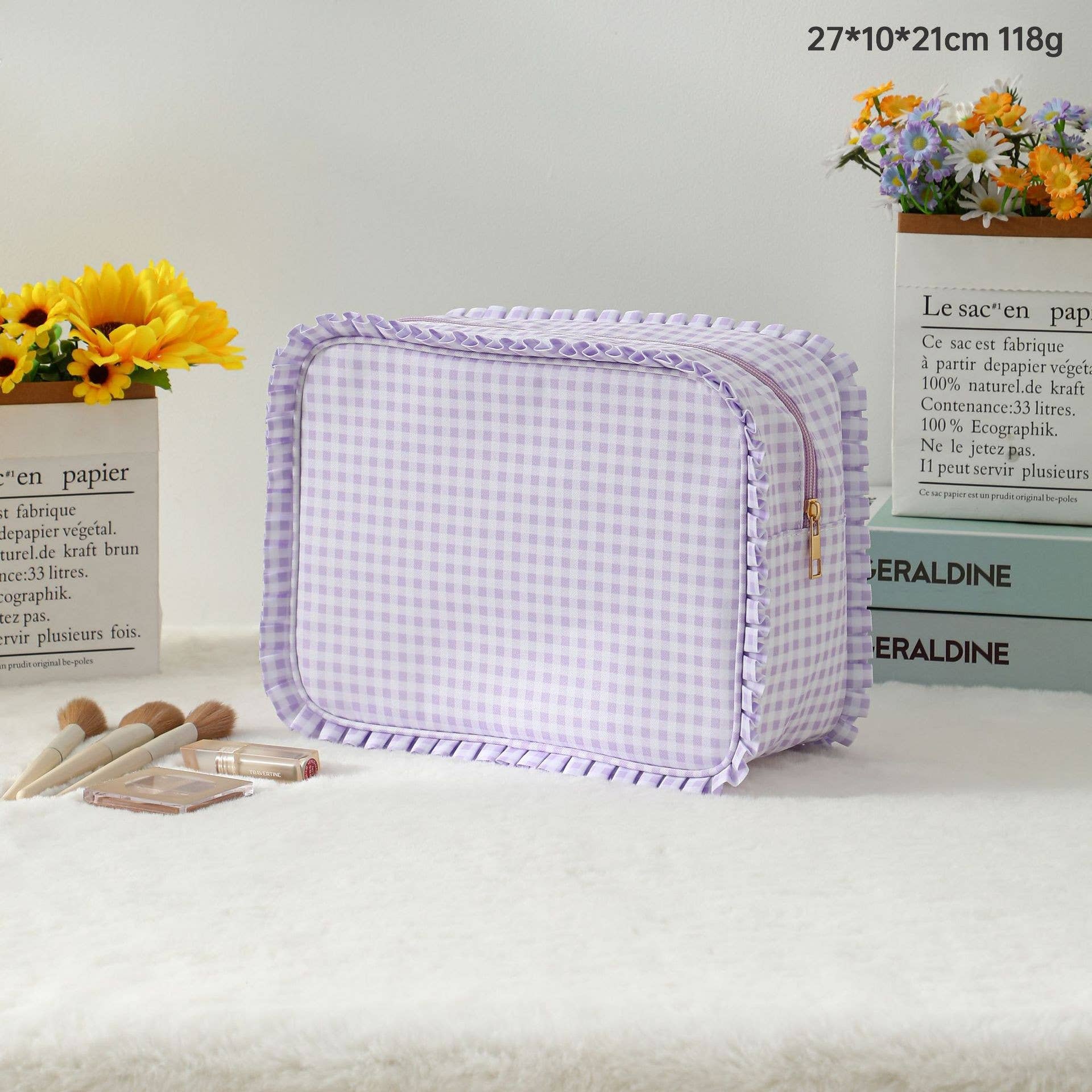Cosmetic Travel Bag-280 Accessories-JOSSLYN by wall to wall-The Lovely Closet, Women's Fashion Boutique in Alexandria, KY
