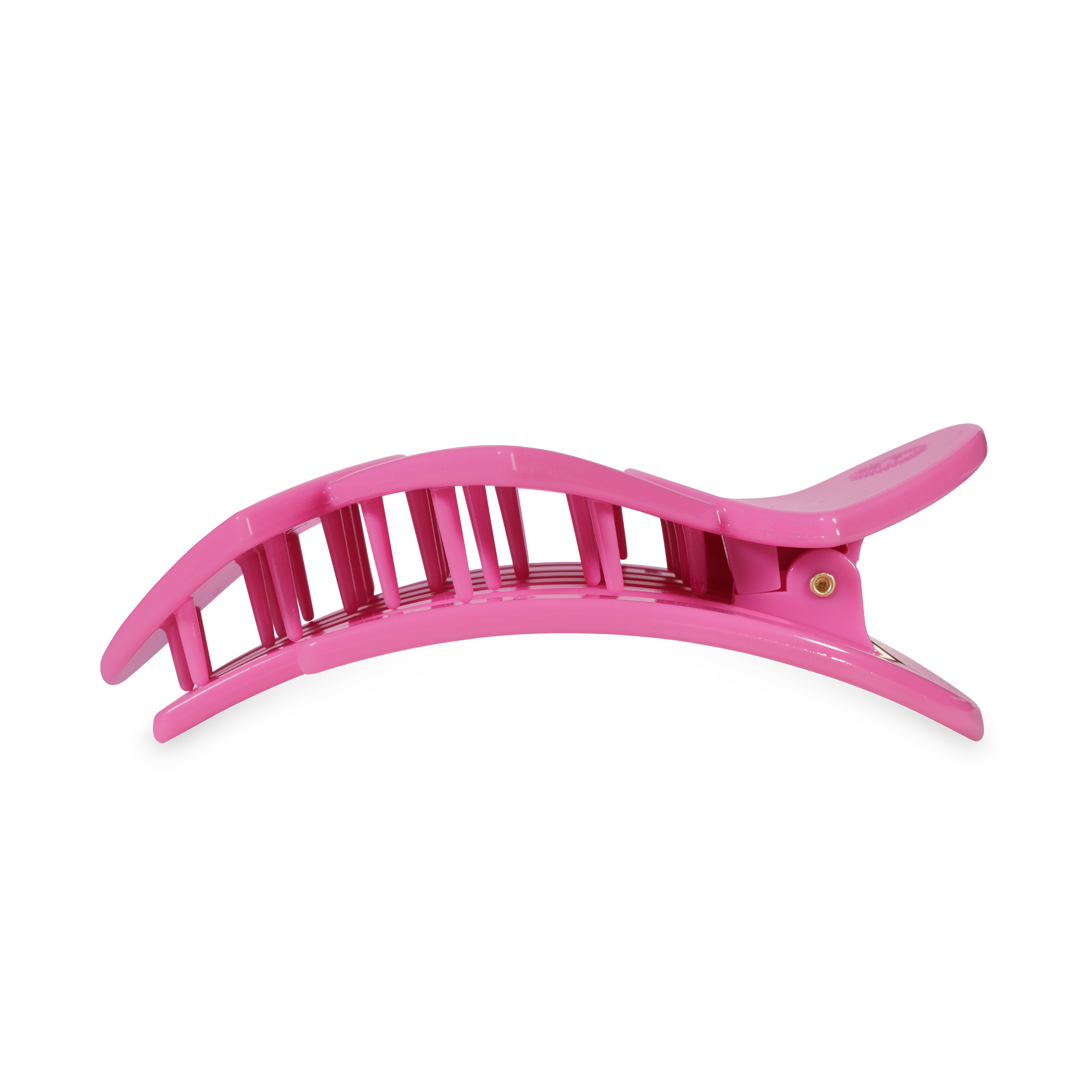 Flat Hair Clip | Large | Pink Heart to Heart-300 Headwear-TELETIES-The Lovely Closet, Women's Fashion Boutique in Alexandria, KY