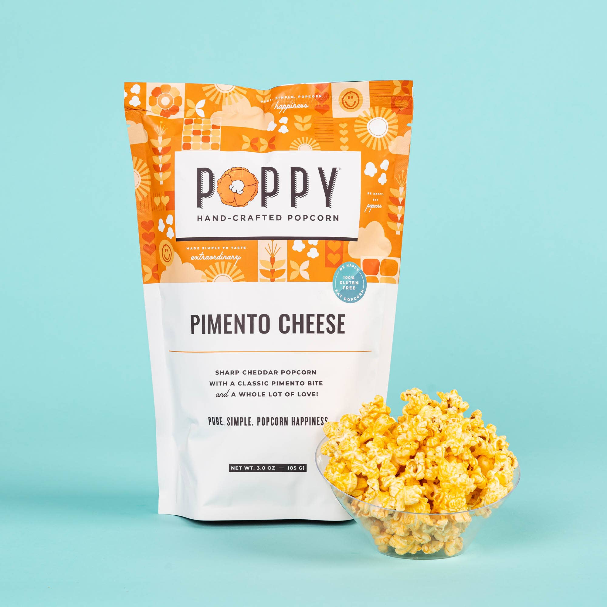 Pimento Cheese Popcorn-330 Food-Poppy Hand-Crafted Popcorn-The Lovely Closet, Women's Fashion Boutique in Alexandria, KY