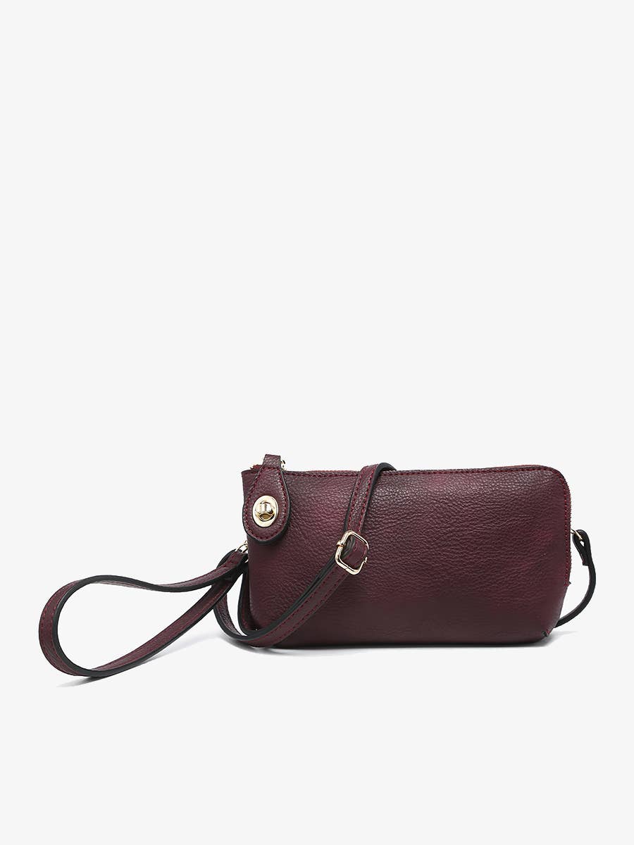 Kendall Crossbody/Wristlet - Cherry Lacquer-290 Bag/Handbags-Jen & Co.-The Lovely Closet, Women's Fashion Boutique in Alexandria, KY