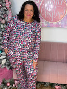 Annie Pants Set - No Peeking - Navy-190 Rompers/Jumpsuits/Sets-Mary Square-The Lovely Closet, Women's Fashion Boutique in Alexandria, KY