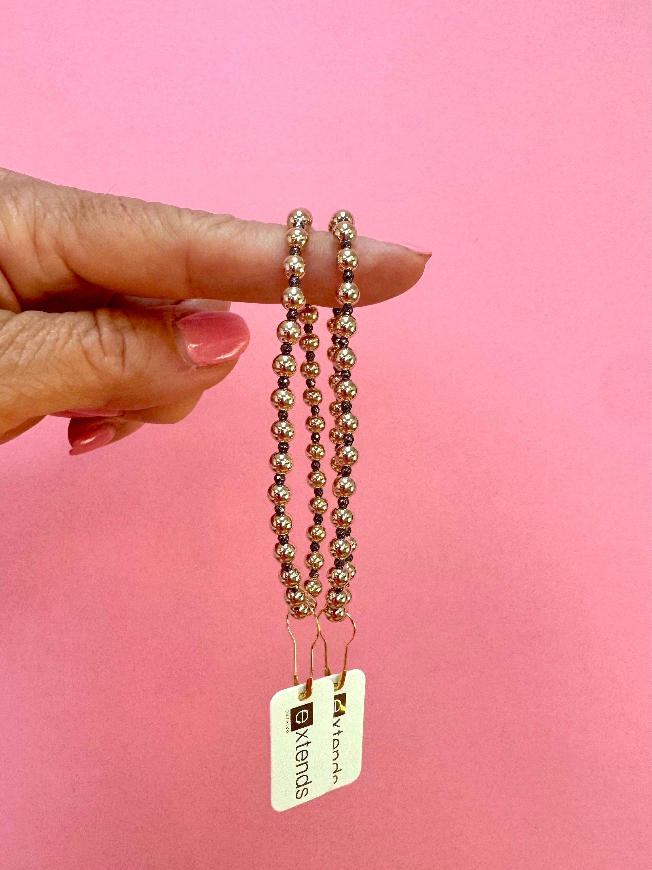 EXTENDS Faceted Hematite Grateful 5mm-260 eNewton-eNewton-The Lovely Closet, Women's Fashion Boutique in Alexandria, KY