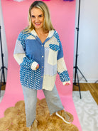 Summer Nights Button Down Jacket-170 Jackets/Outerwear-FANTASTIC FAWN-The Lovely Closet, Women's Fashion Boutique in Alexandria, KY